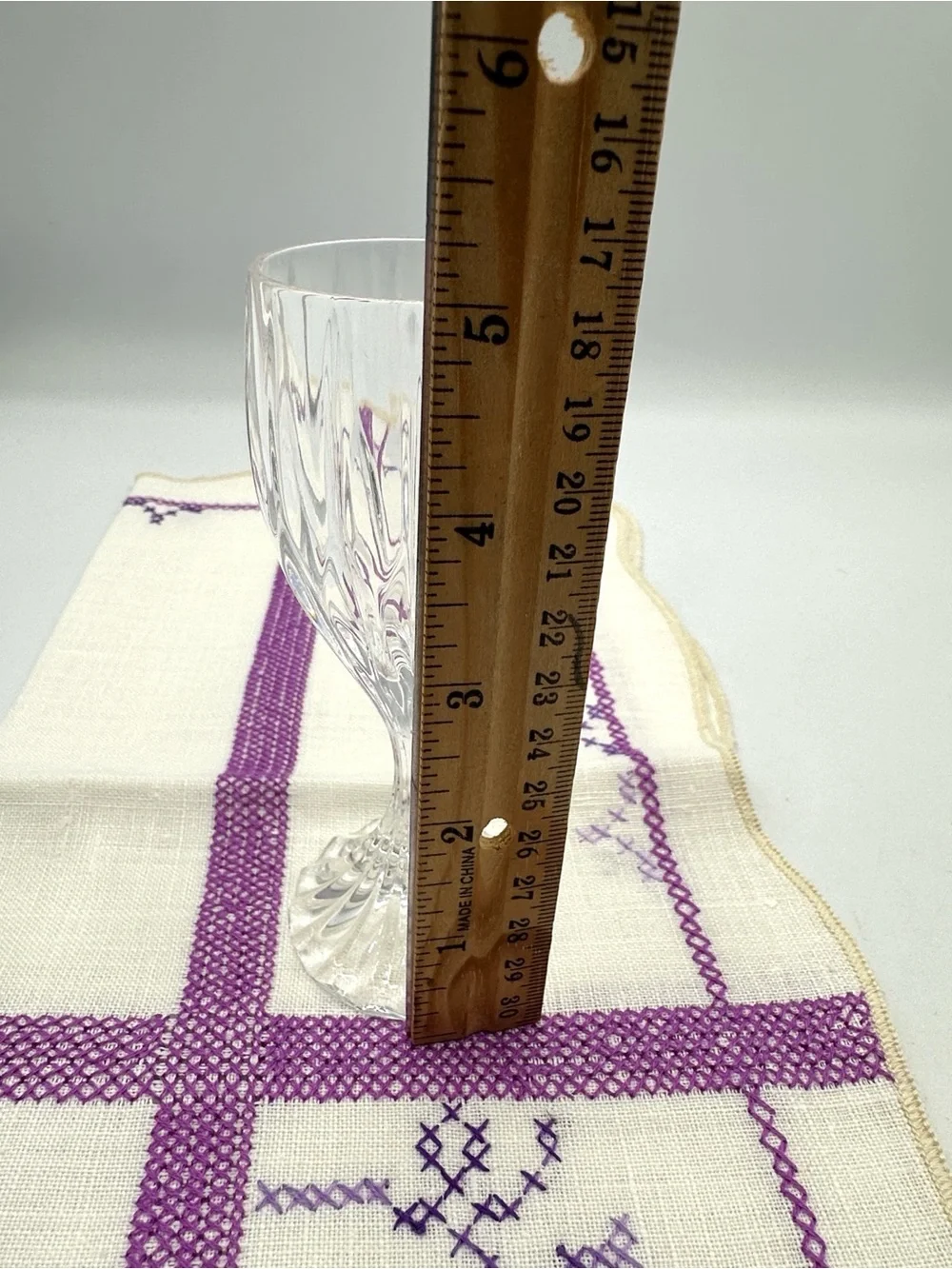 Mikasa Park Lane Cordial Stemmed glass. Rare.